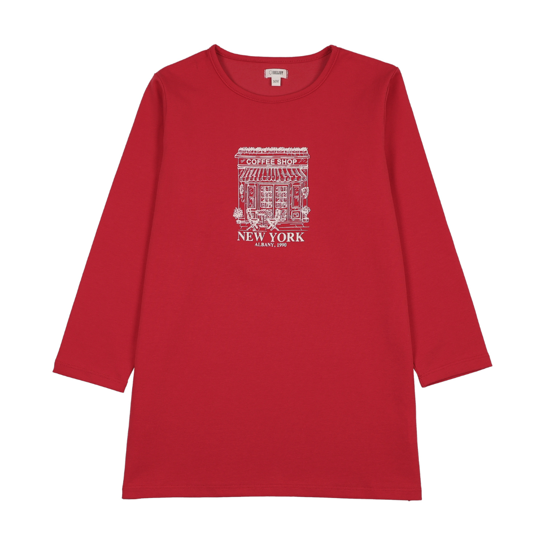 Bonjoy Coffee Shop 3/4 Sleeve T-Shirt - BTSS26035LT