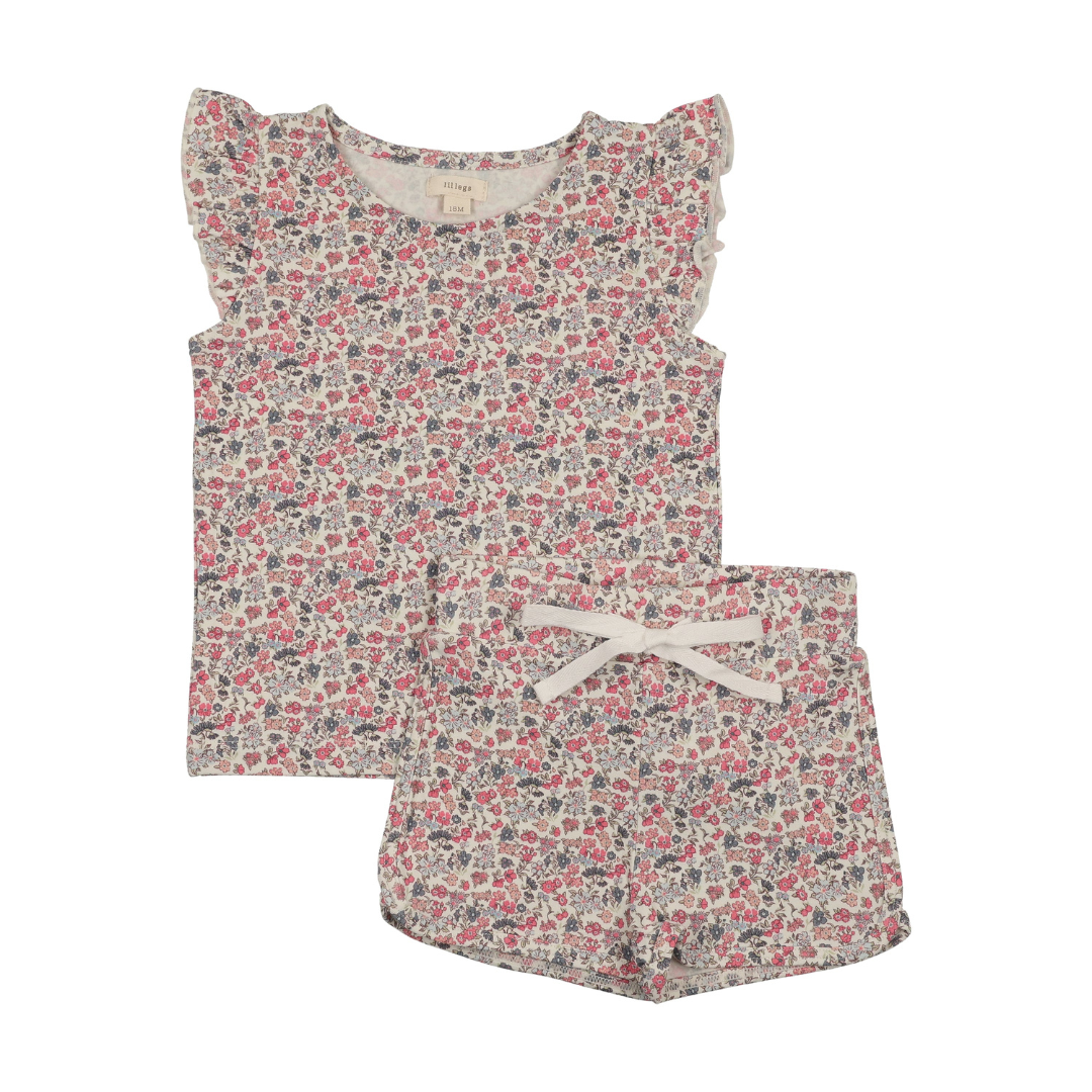 Lil Legs Flutter Printed Toddler Set - FPTS-SS26