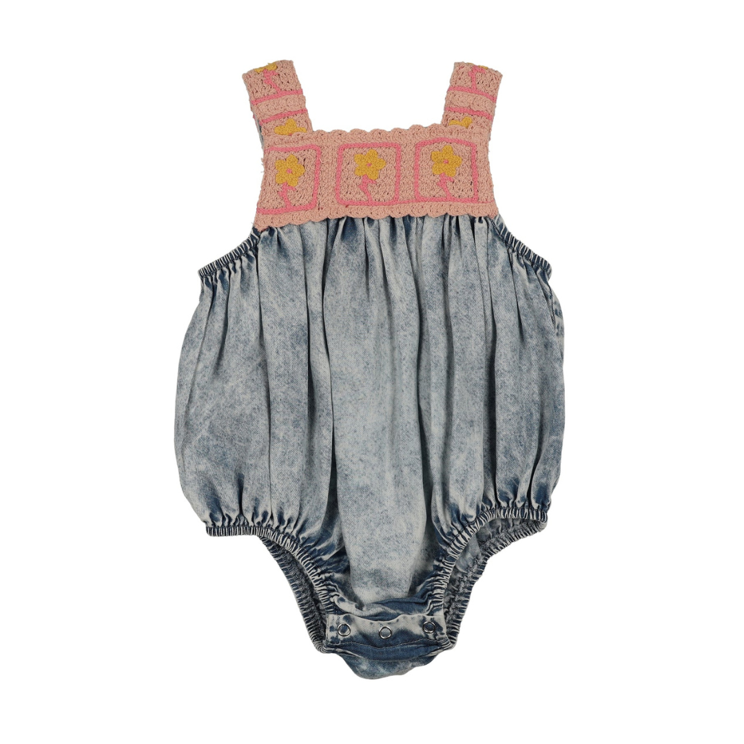Bonjoy Crochet Tencel Romper - BTSS26007R