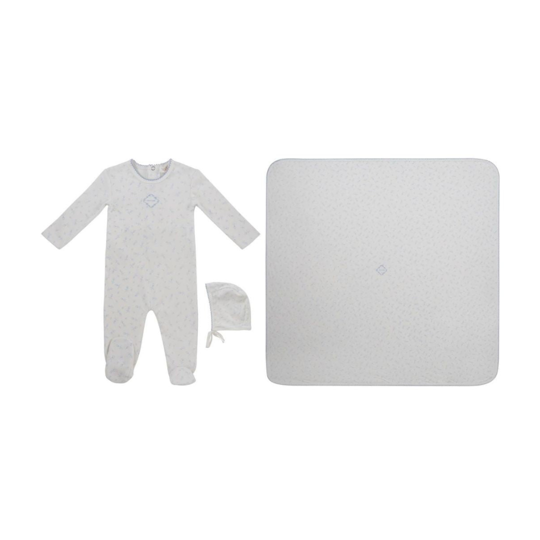 Kipp Baby Petit Pois Footie 3PC Set - TD3342RHB