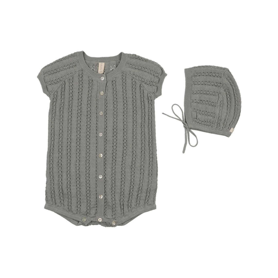 Lilette Crochet Knit Romper - CKBR-SS26