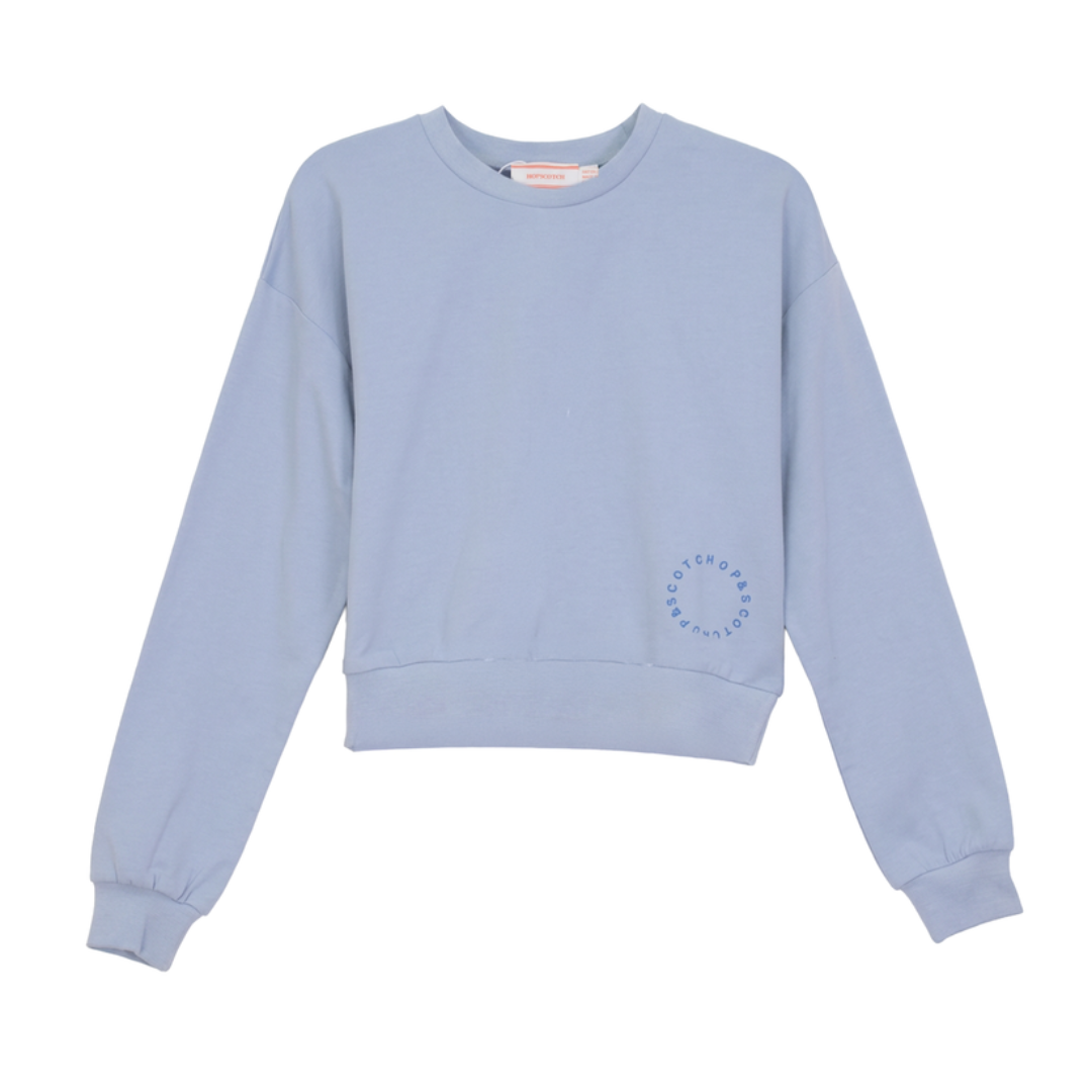 Hopscotch Cotton Spandex Crop Top - SB6CP7388TS