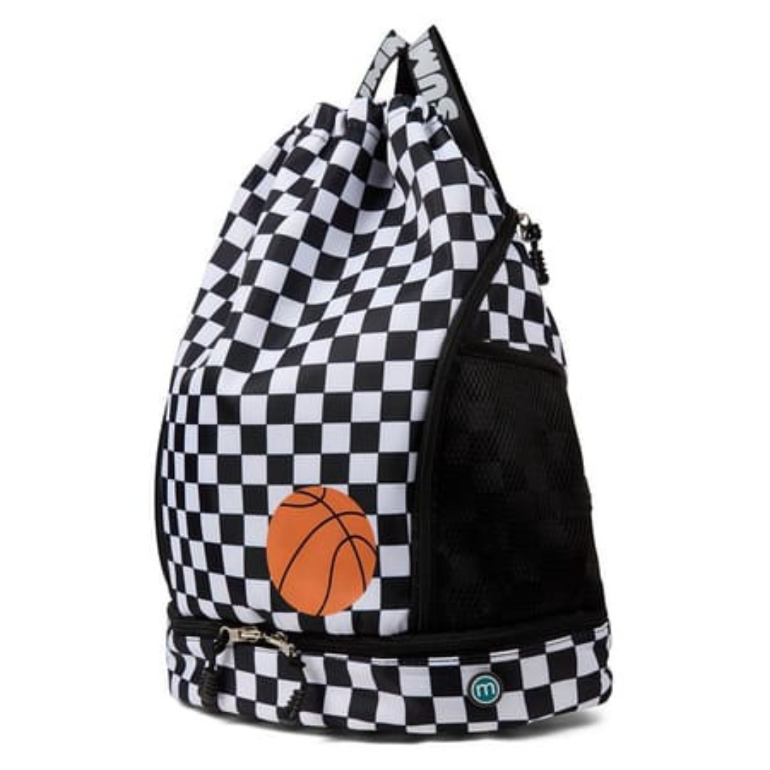 Memoi Basketball Checkered Bag - MAC-042