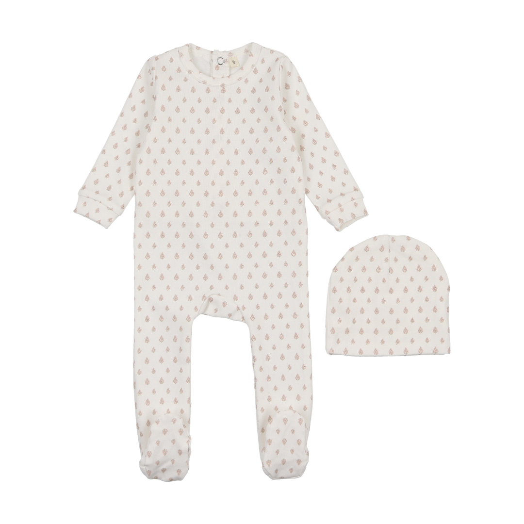Bonjoy Blooming Baby Footie Set - BLSS26012FS