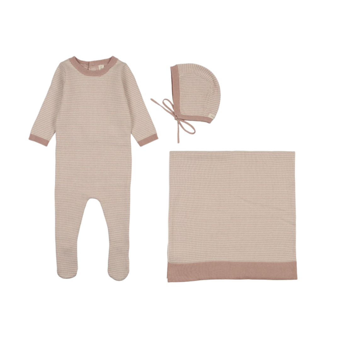 Lilette Two Tone Knit Footie Set - TTKFS-SS26-SET