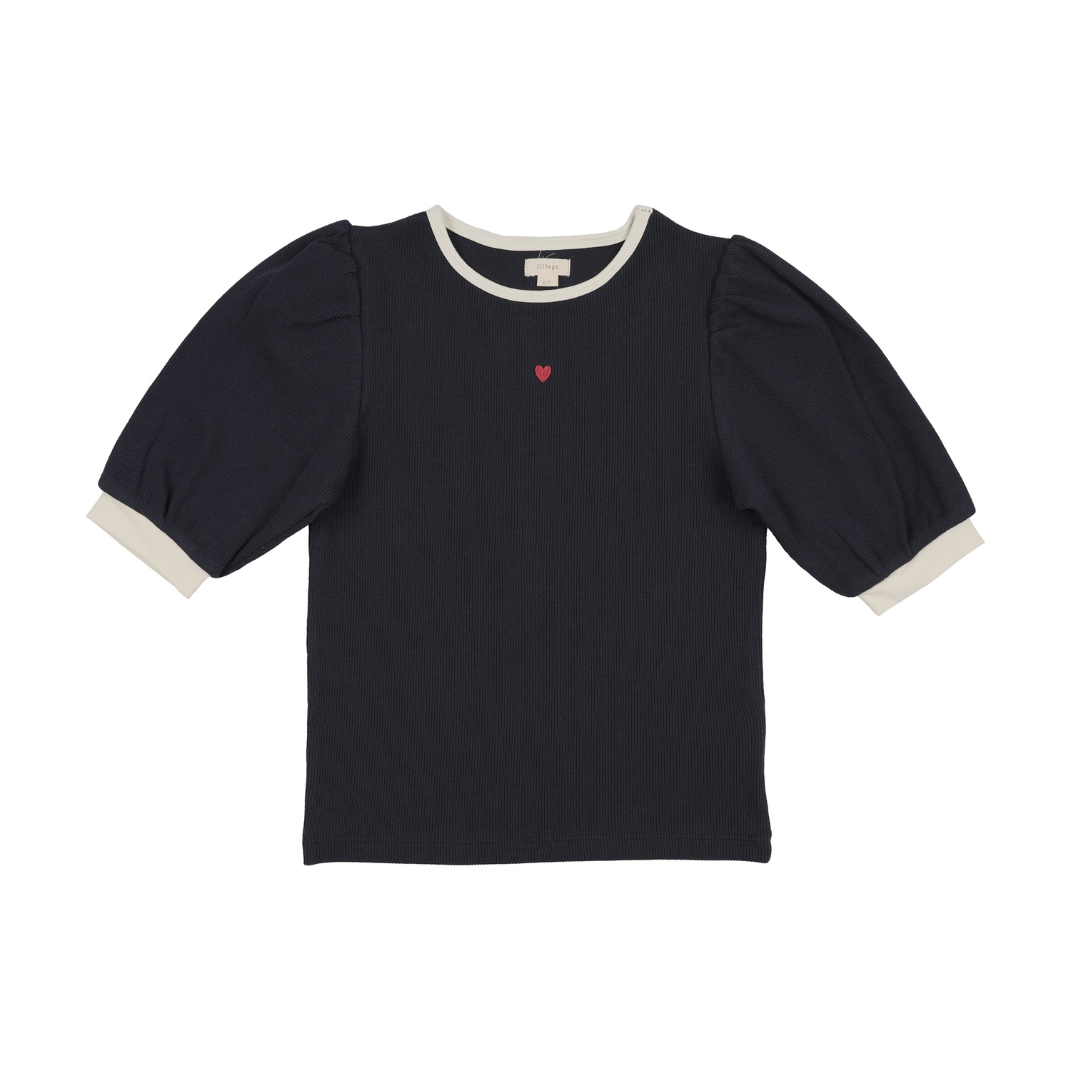 Lil Legs Fitted Rib Tee 3/4 Sleeve - FRTTQ-SS26