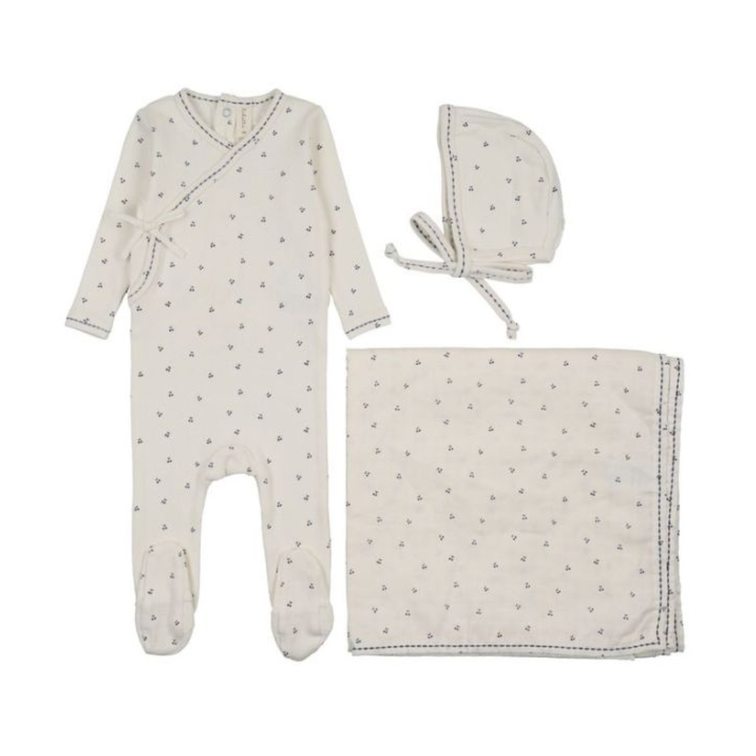 Lilette Cherry Scallop Layette Set - CSLS-SS26