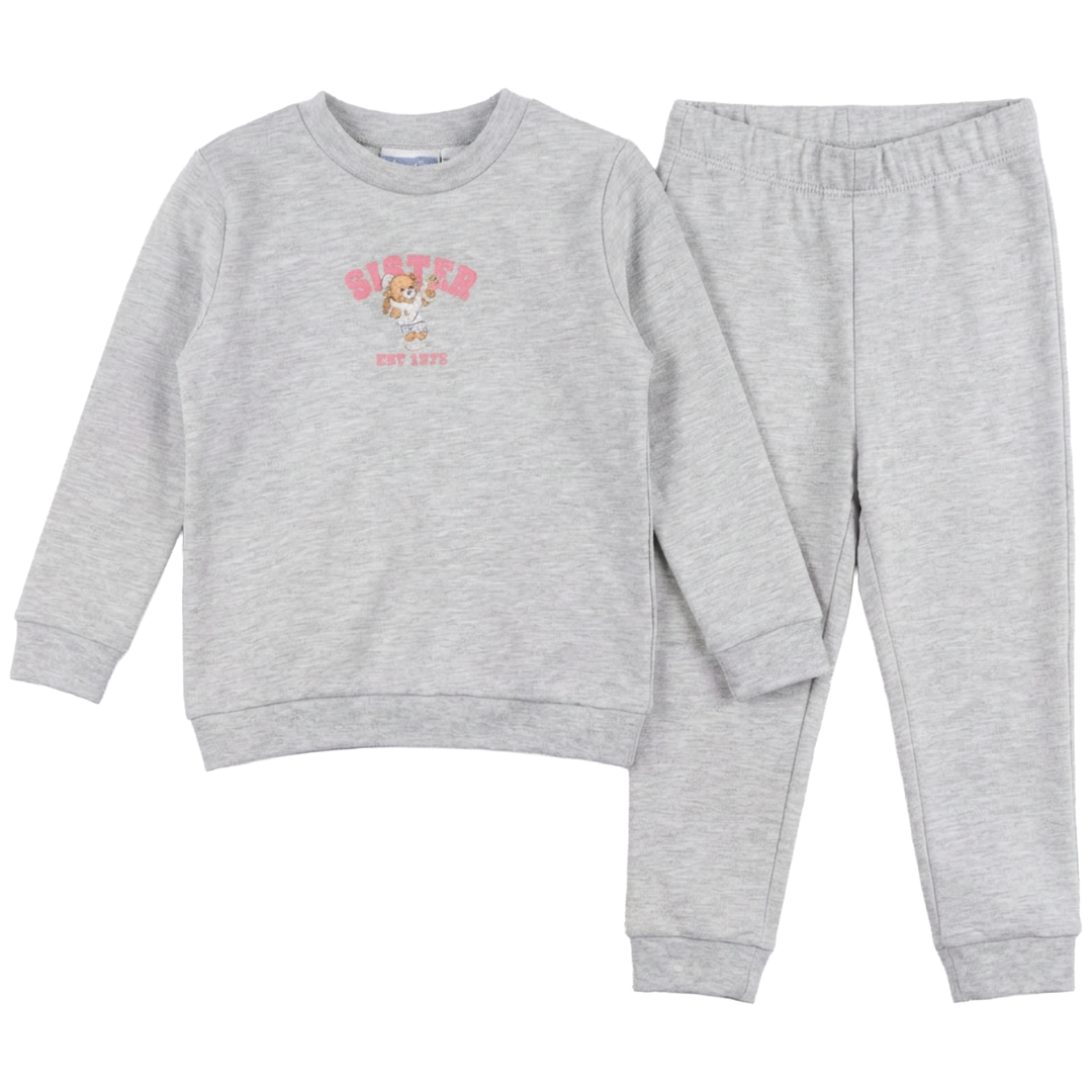 Whipped Cocoa Cotton Spandex Sis Sweatshirt And Pants - SB6CY2860EG