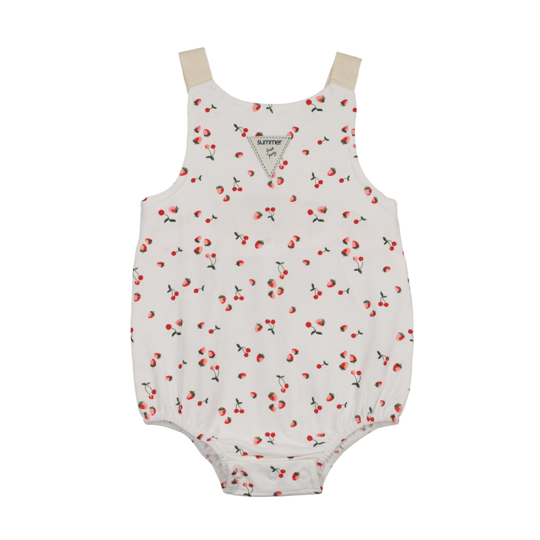 Bonjoy Fruit Party Cotton Romper - BTSS26026R