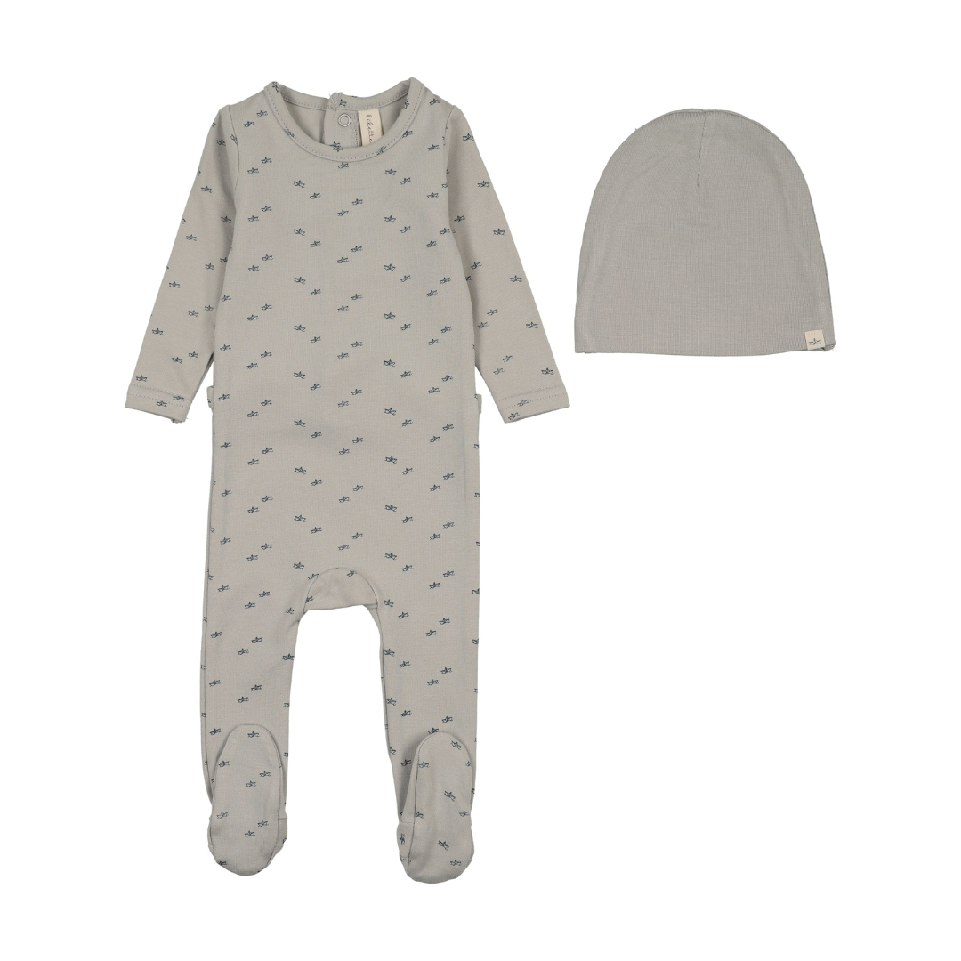Lilette Paper Boat Footie Set - PBFS-SS26