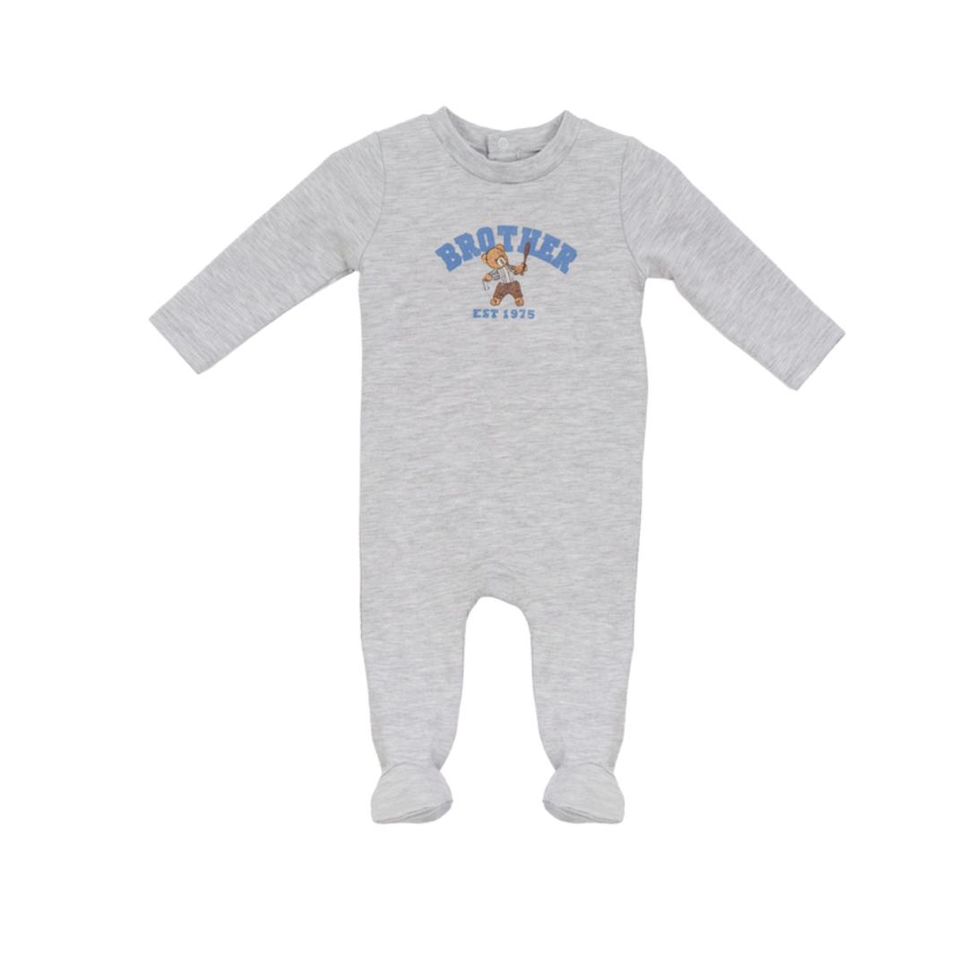 Whipped Cocoa Cotton Spandex Bro Romper - SB6CY2860B