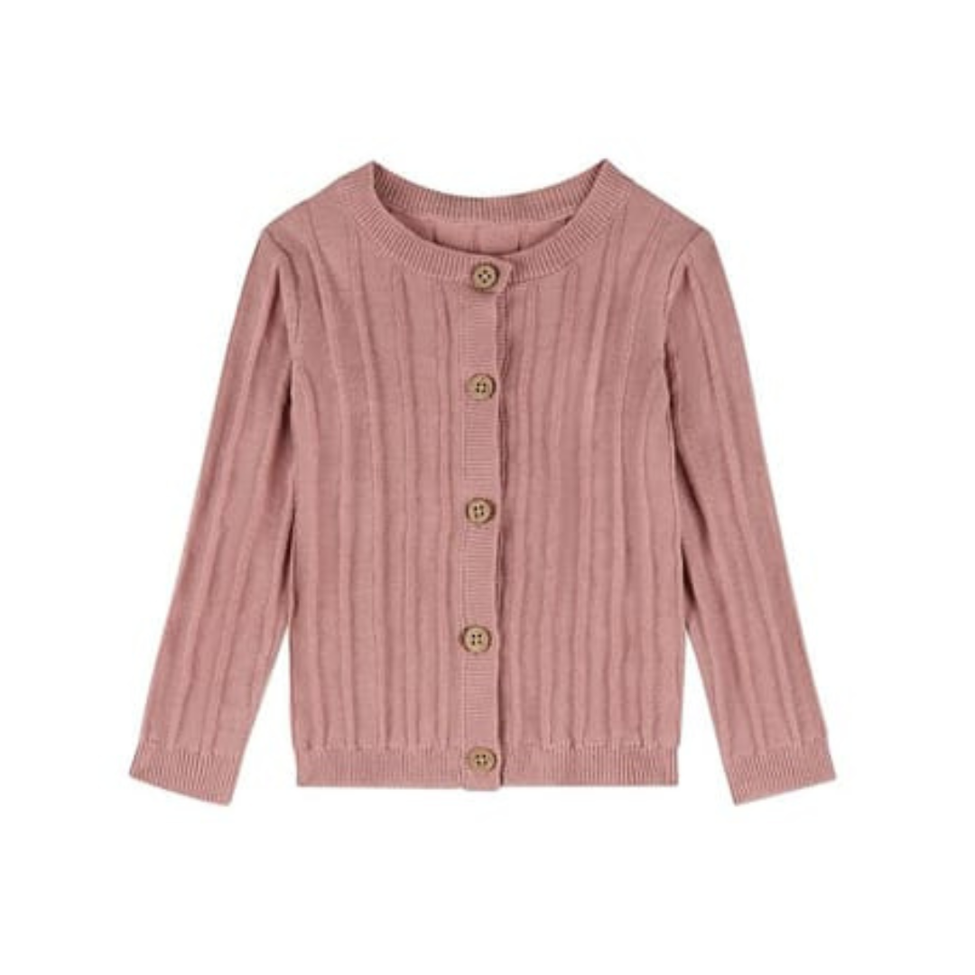 MiniMoi 3D Striped Knit Cardigan - INT10041