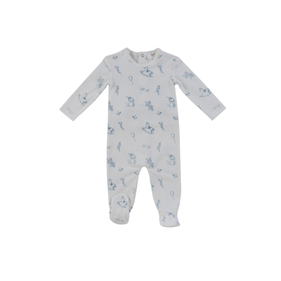 Kipp Baby Toile Footie - TD3330