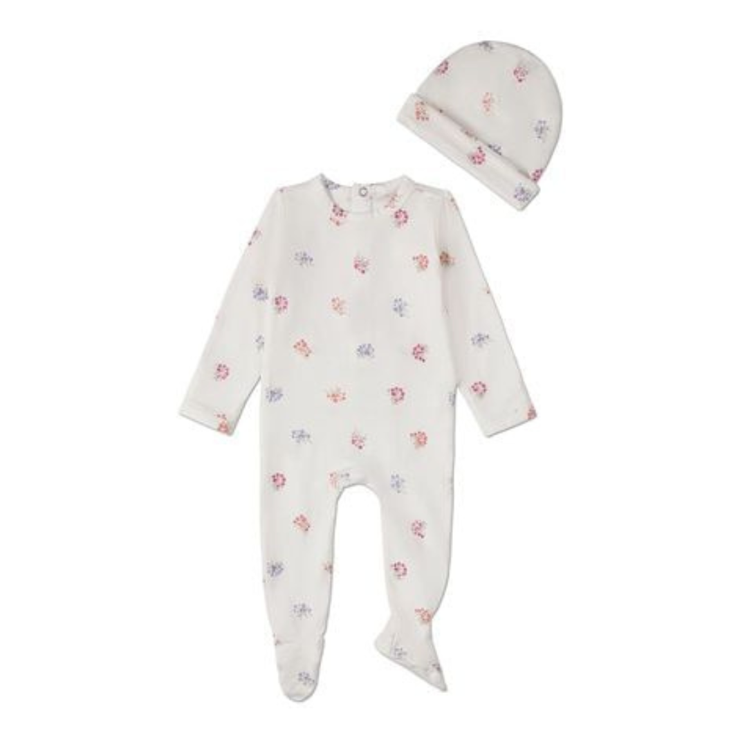 MiniMoi Little Arrangements 2 Pc Footie Set - INA09243