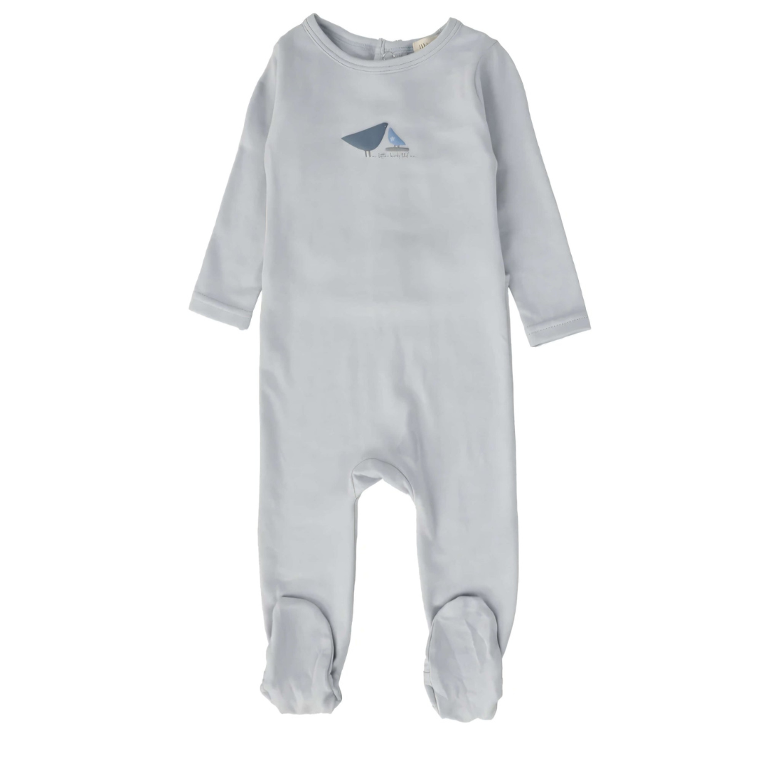 Lil Legs Bird Print Footie - BPF-SET