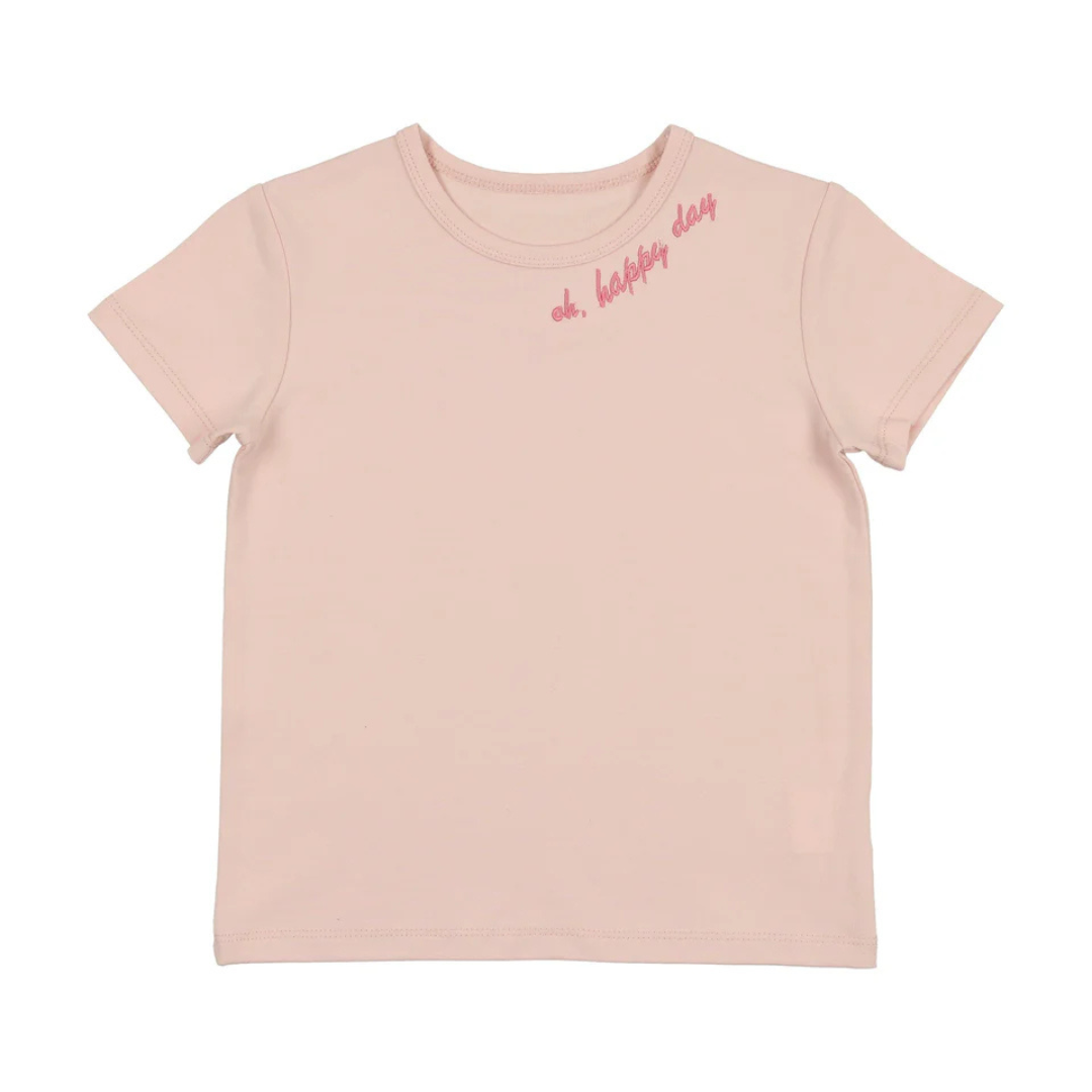 Bonjoy Printed Word 3/4 Sleeve Tshirt - BTS25006LT