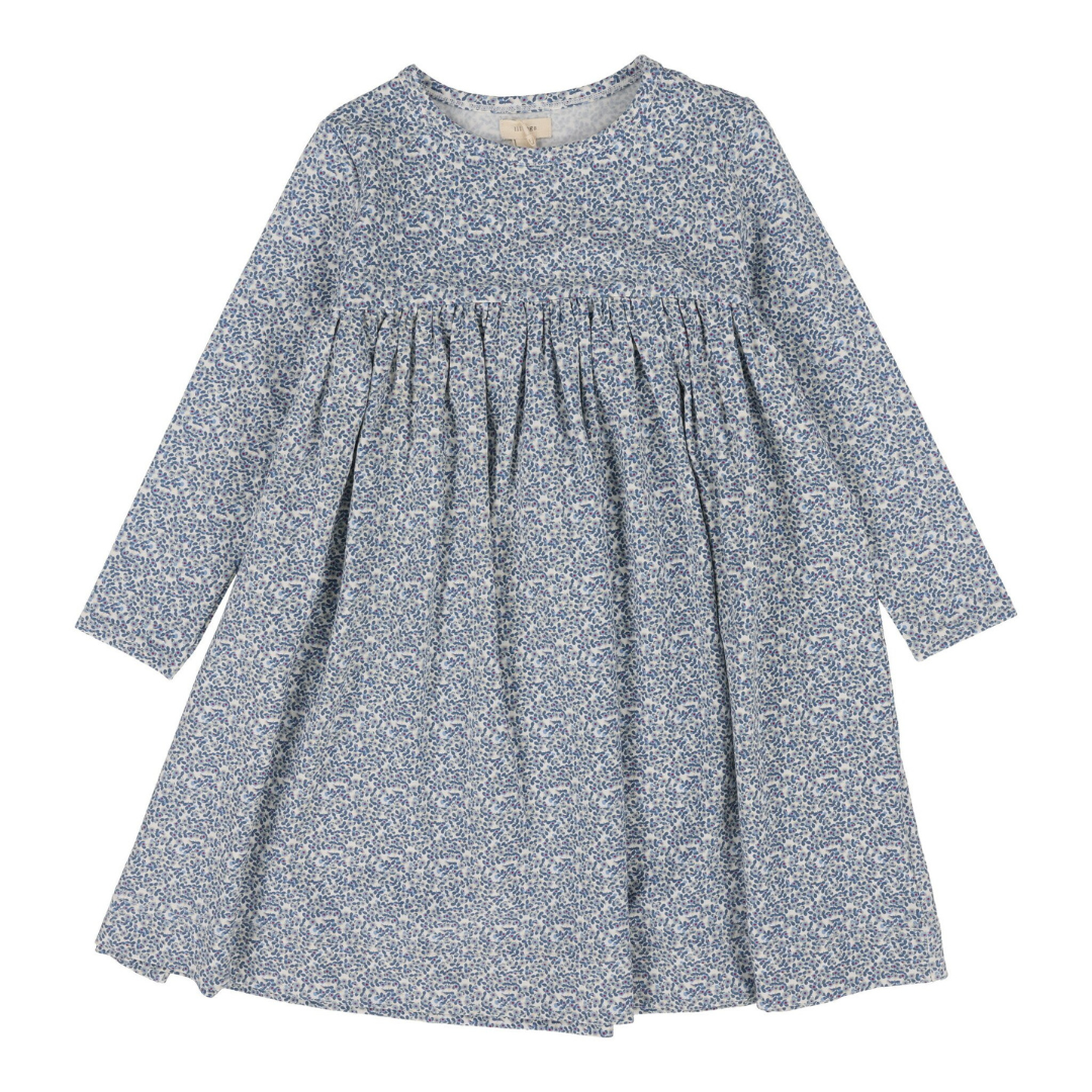 Lil Legs Poppy Floral Dress Long Sleeve - PCPFDQ-SS25