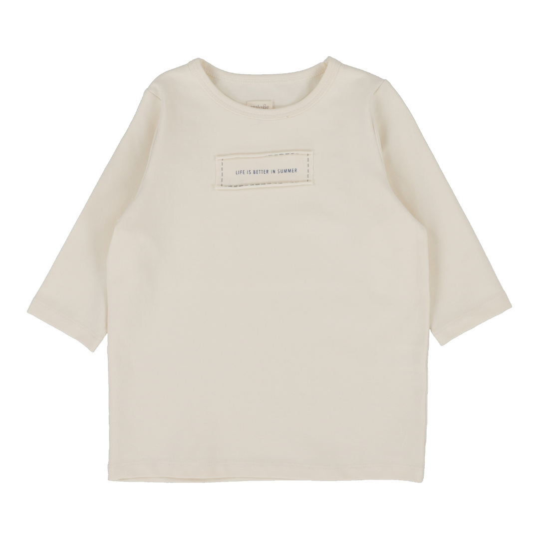 Analogie Girl Patch Tee Three Quarter Sleeve - DTPTQ-SS25