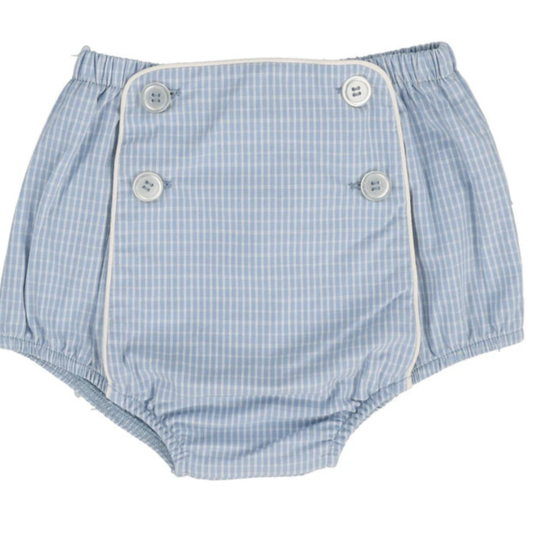 Analogie Windowpane Button Bloomer - WPBB-SS25