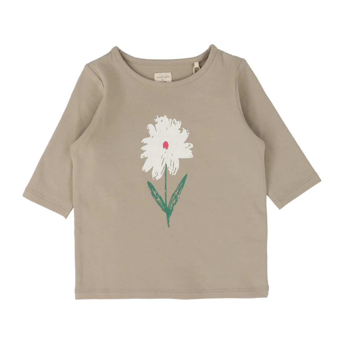 Analogie Flower Tee Three Quarter Sleeve - TFTQ-SS25