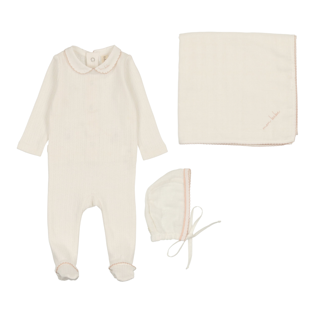 Lilette Edged Collar Layette Set - ECLS-WINTO