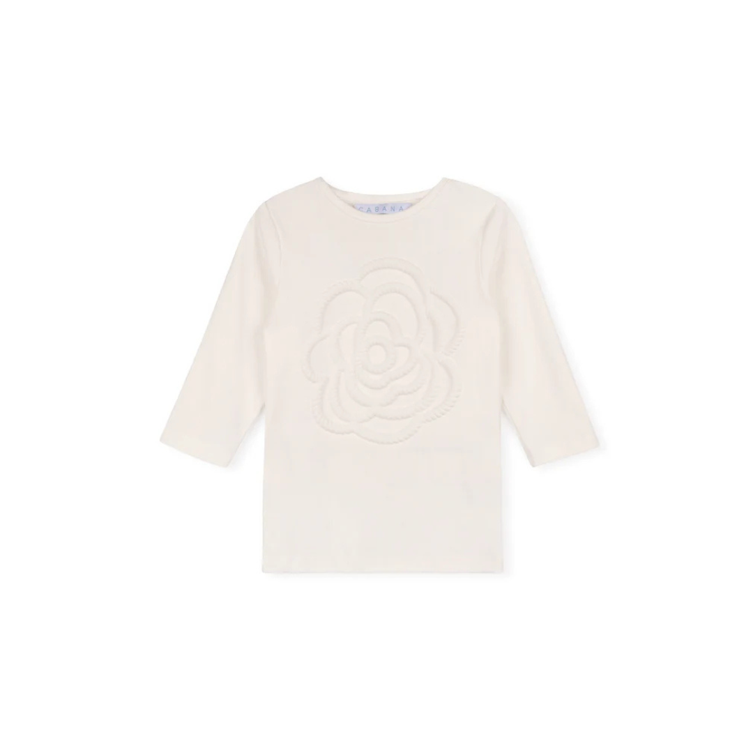 Cabana Flower Embossed T-Shirt - C-17329