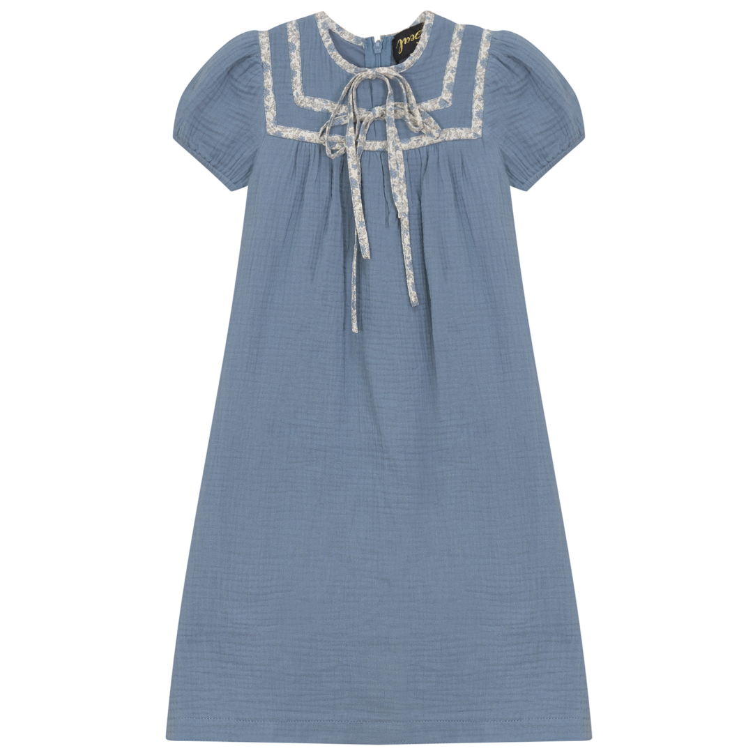 Seal Girls Gauze Robe With Floral Tape - SB5CY2646