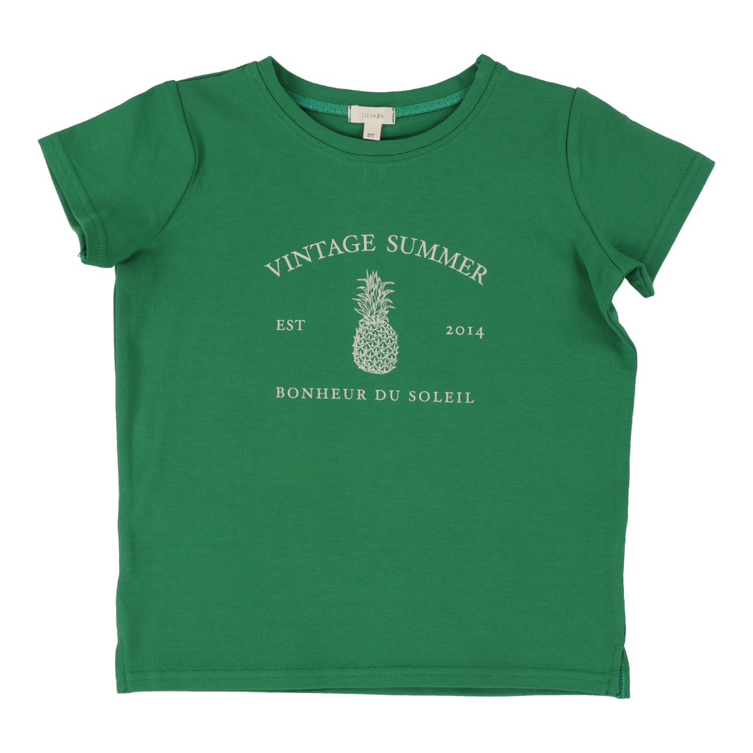 Lil Legs Girls Print Tee Short Sleeve - CPTS-SS25