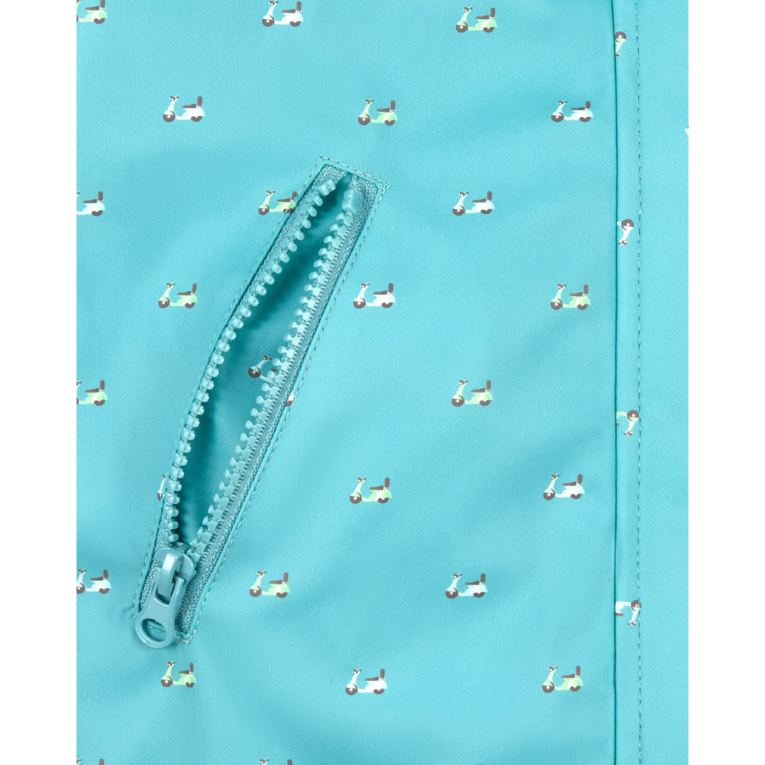 Memoi On The Move Lined Kids Raincoat with Pouch - Mka-1001