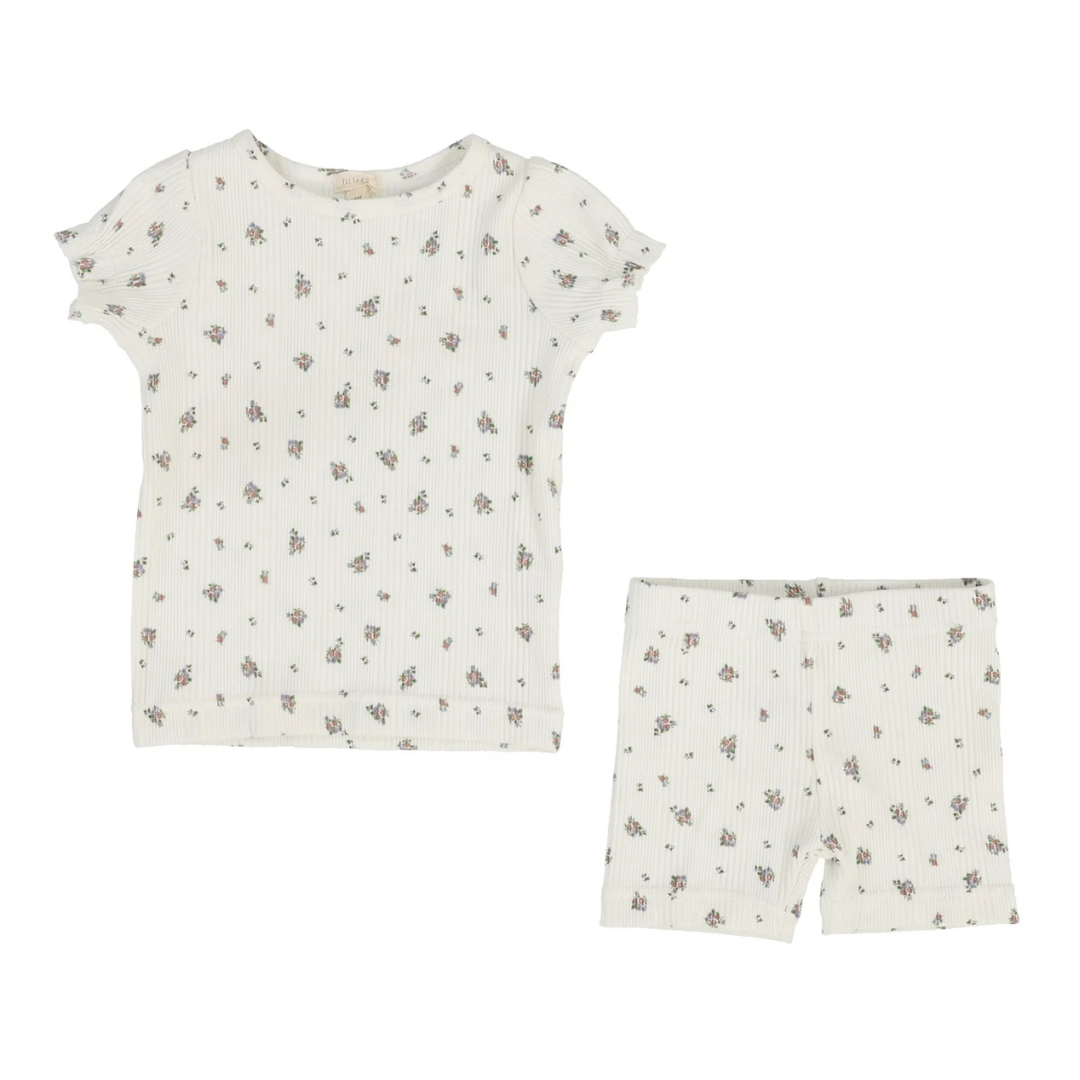 Lil Legs Poppy Floral Short Set - PCPFS-SS25