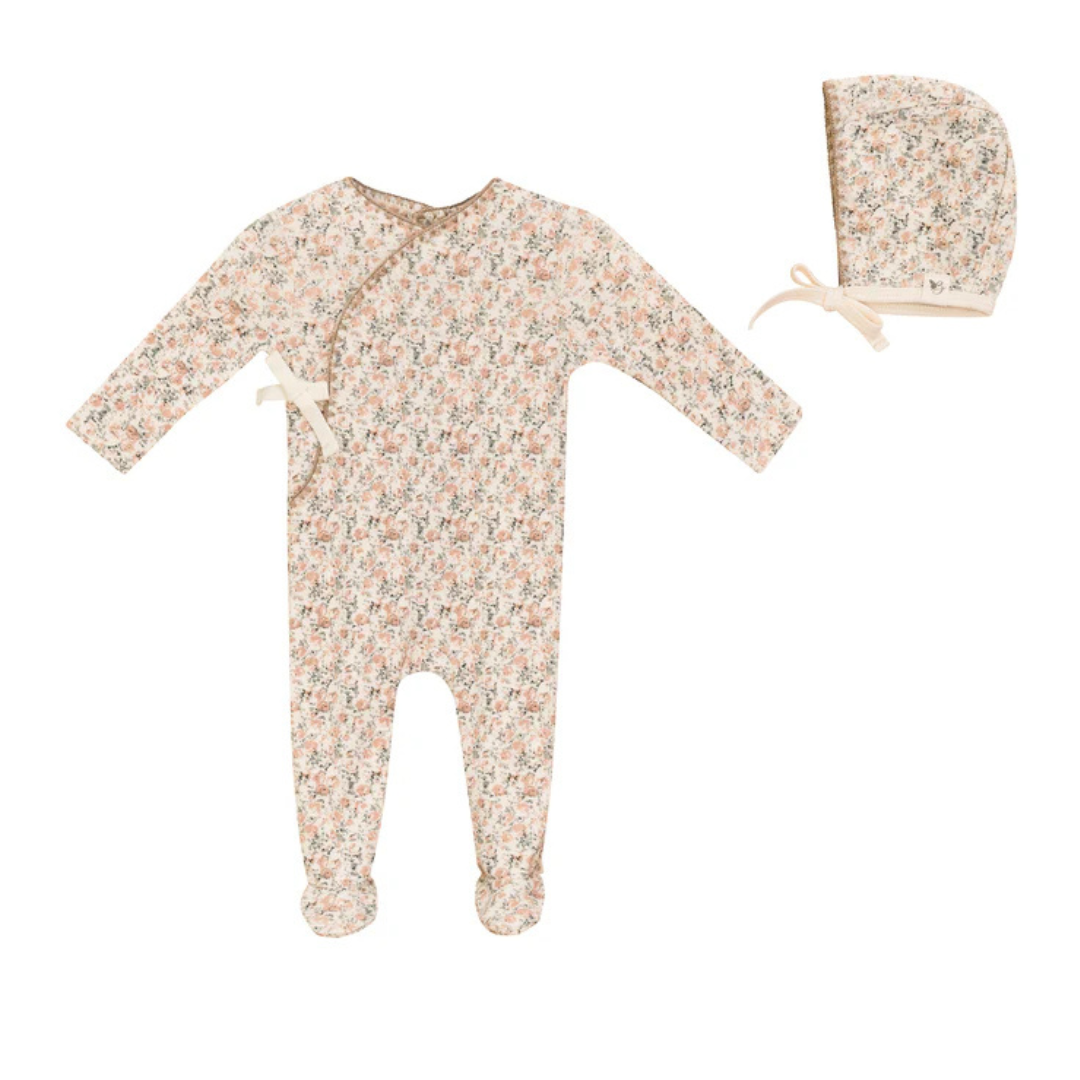 Bebe Bella Baby Fake Wrap Rib Stretchie - SB5CY2633