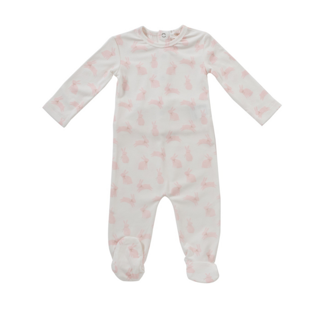 Kipp Bunny Print Footie - TD3108