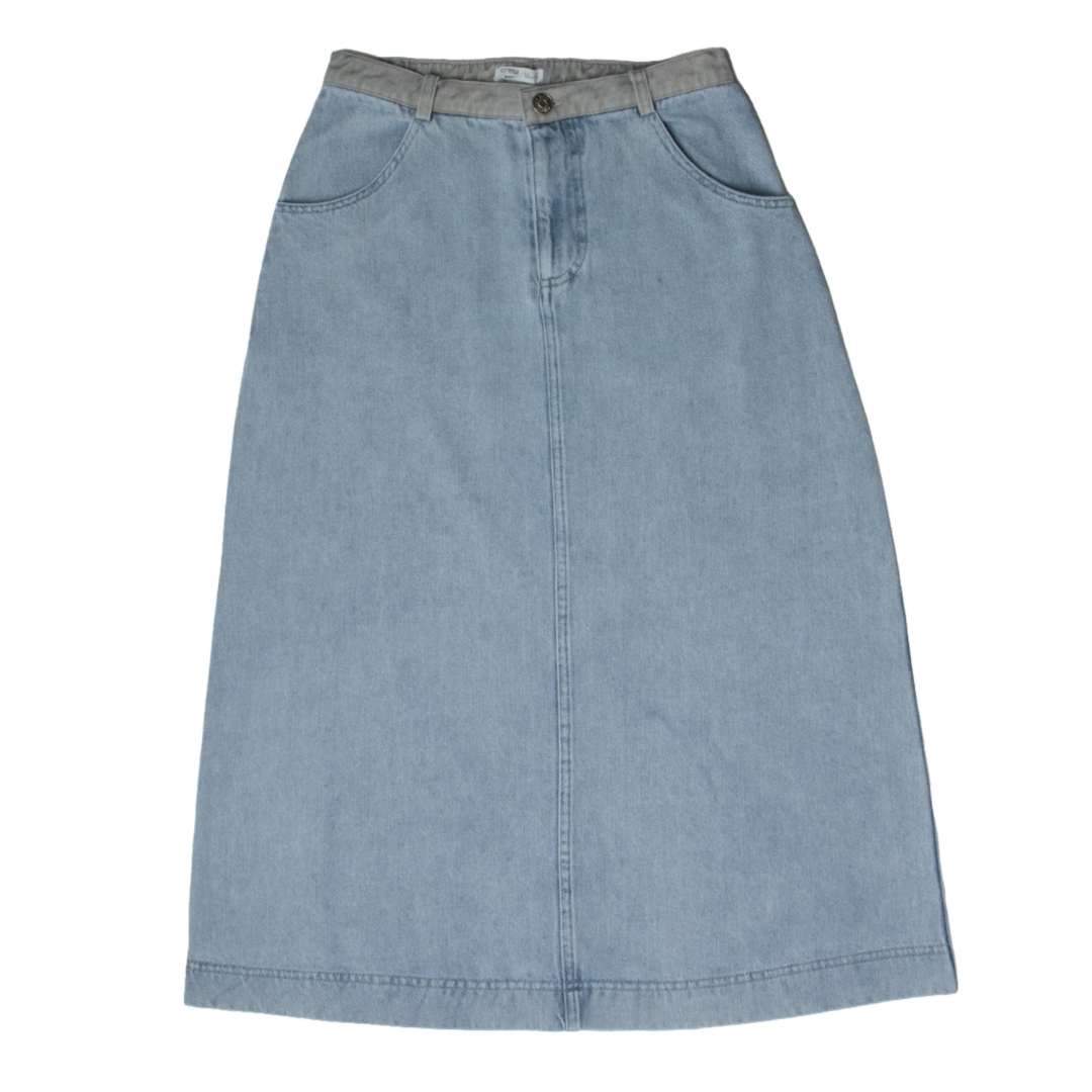 Crew 2 Tone Maxi Skirt - AL2990