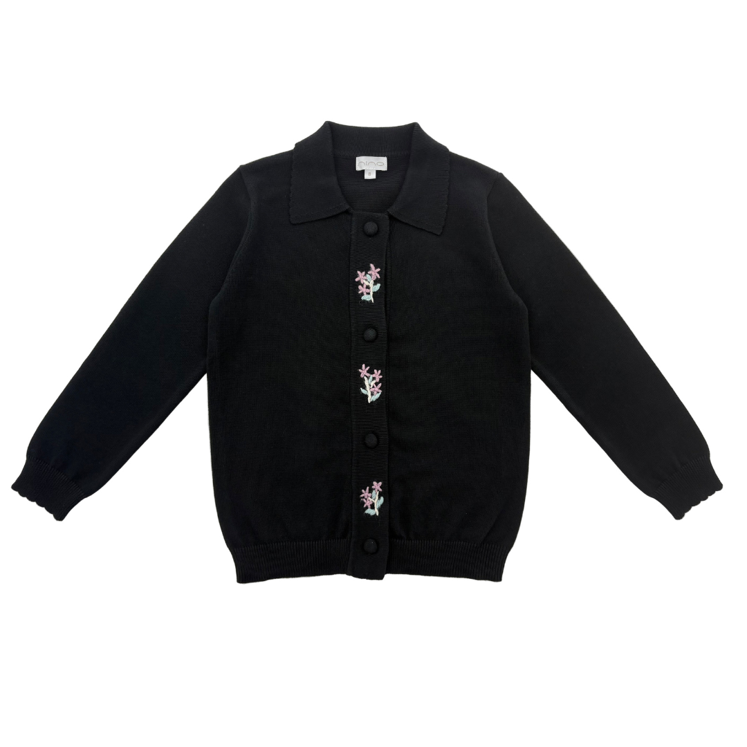 Nino Girl Knit Emroidered Sweater - 25298T