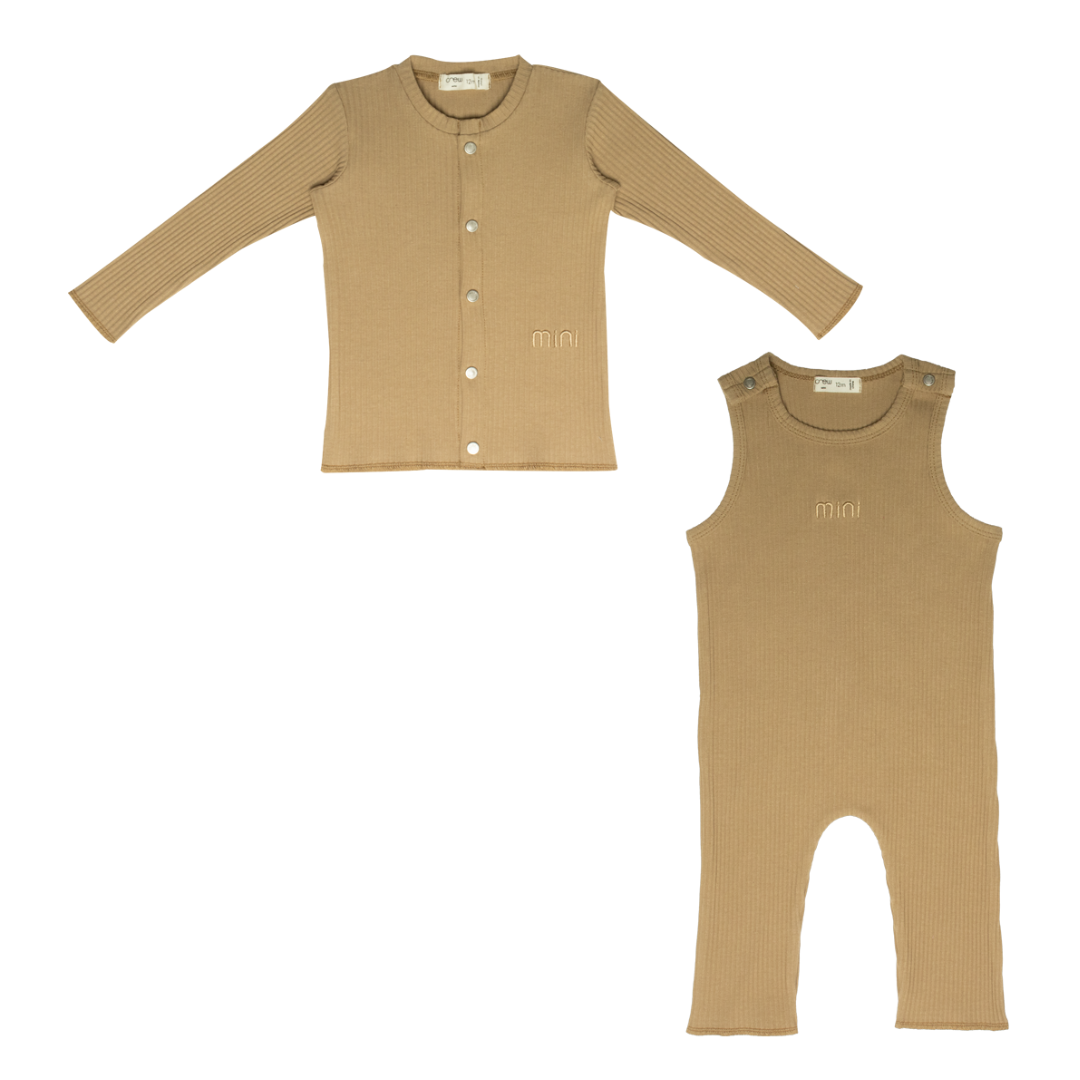Crew Mini Ziki Rib Overall Set - AL3065