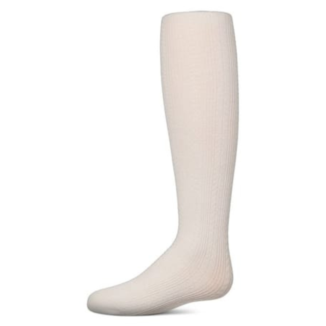 Memoi Multi Arrow Rib Cotton Tights - MKF-3103