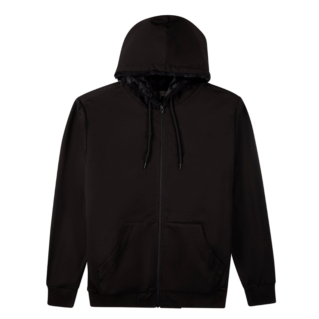 Memoi Mens Faux Fur Zip Up Hoodie - MMJ-005 | Hosiery Plus Memoi Mens Faux Fur Zip Up Hoodie - MMJ-005 | Hosiery Plus