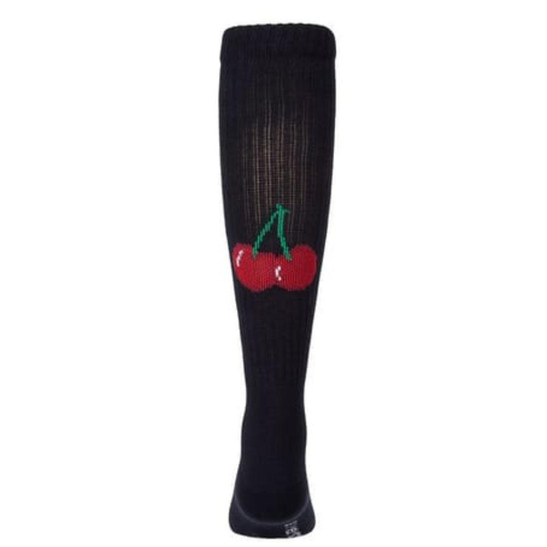 Memoi Back Cherry Knee High - MKF-7201