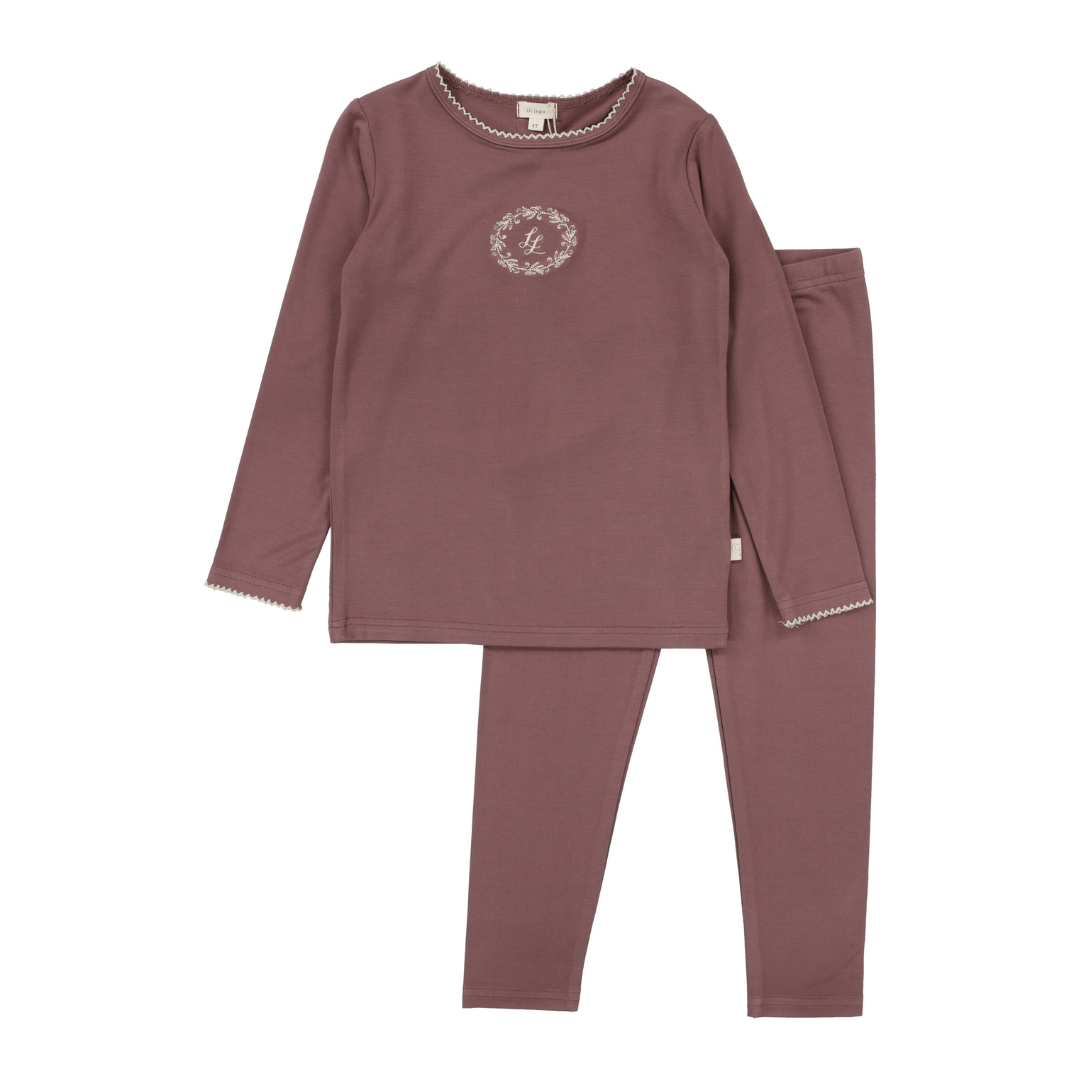 Lil Legs Emblem Lounge Set - LBELS