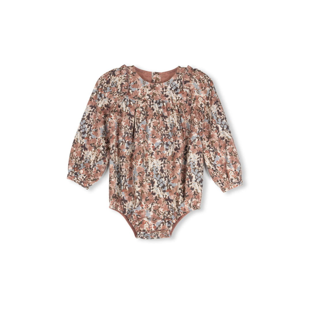 Papillon Jill Floral Printed Romper - C-22779