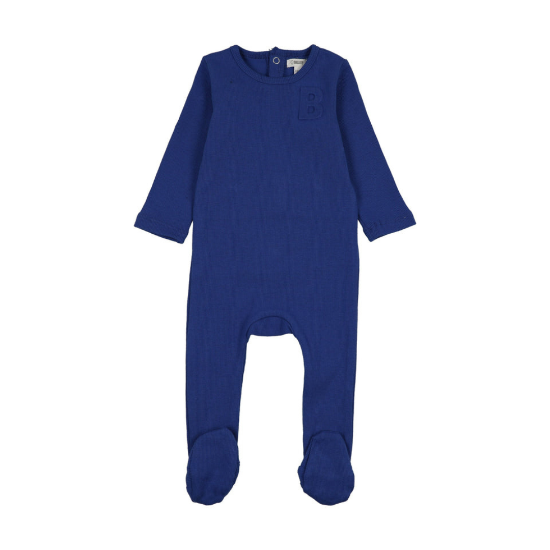 Bonjoy Embossed B Footie - BTW25008F
