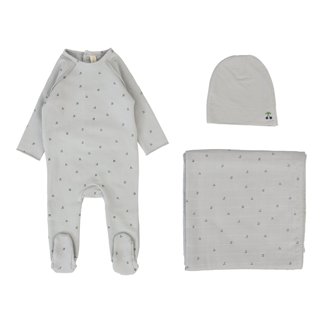 Lilette Cherry Print Layette Set - CPLS