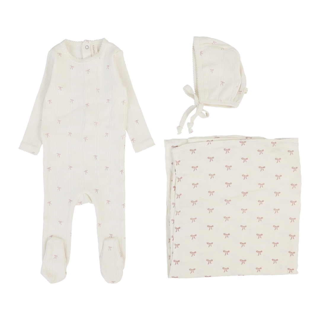 Lilette Printed Pointelle Layette Set - PPLS