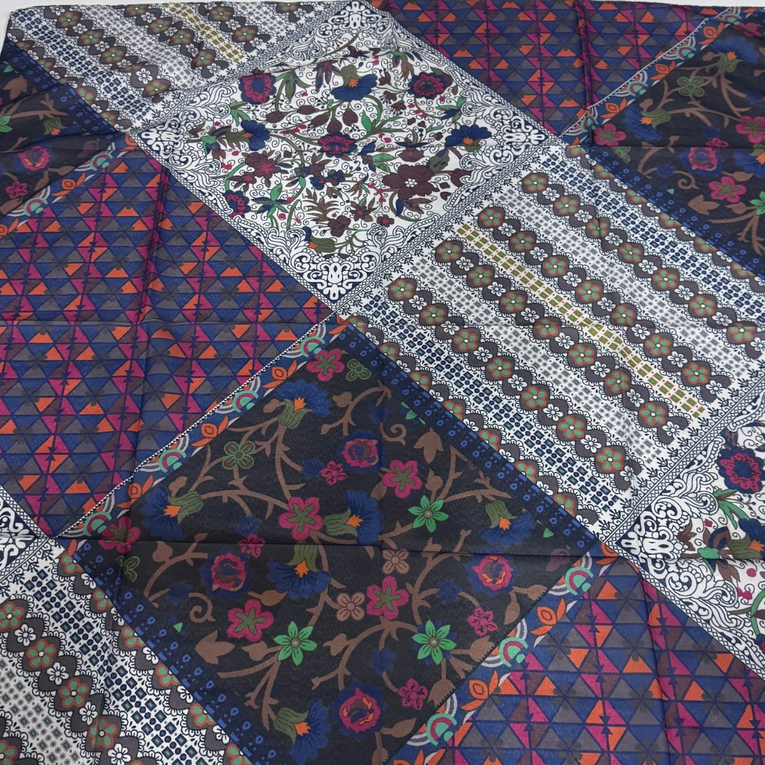 Nicsessories Winter Spanish Tile Headscarf - Nic-13-AW25