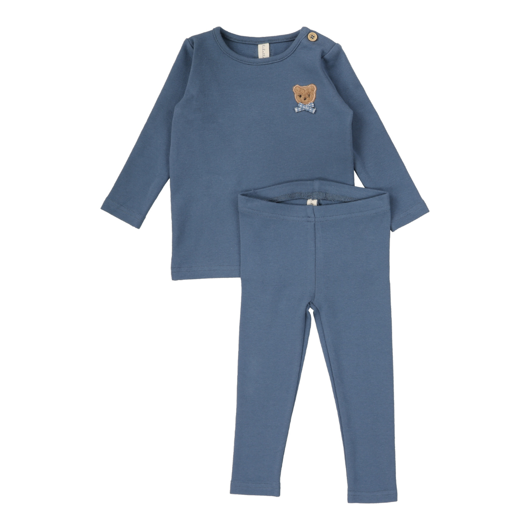 Lilette Bear Applique Lounge Set - BALS