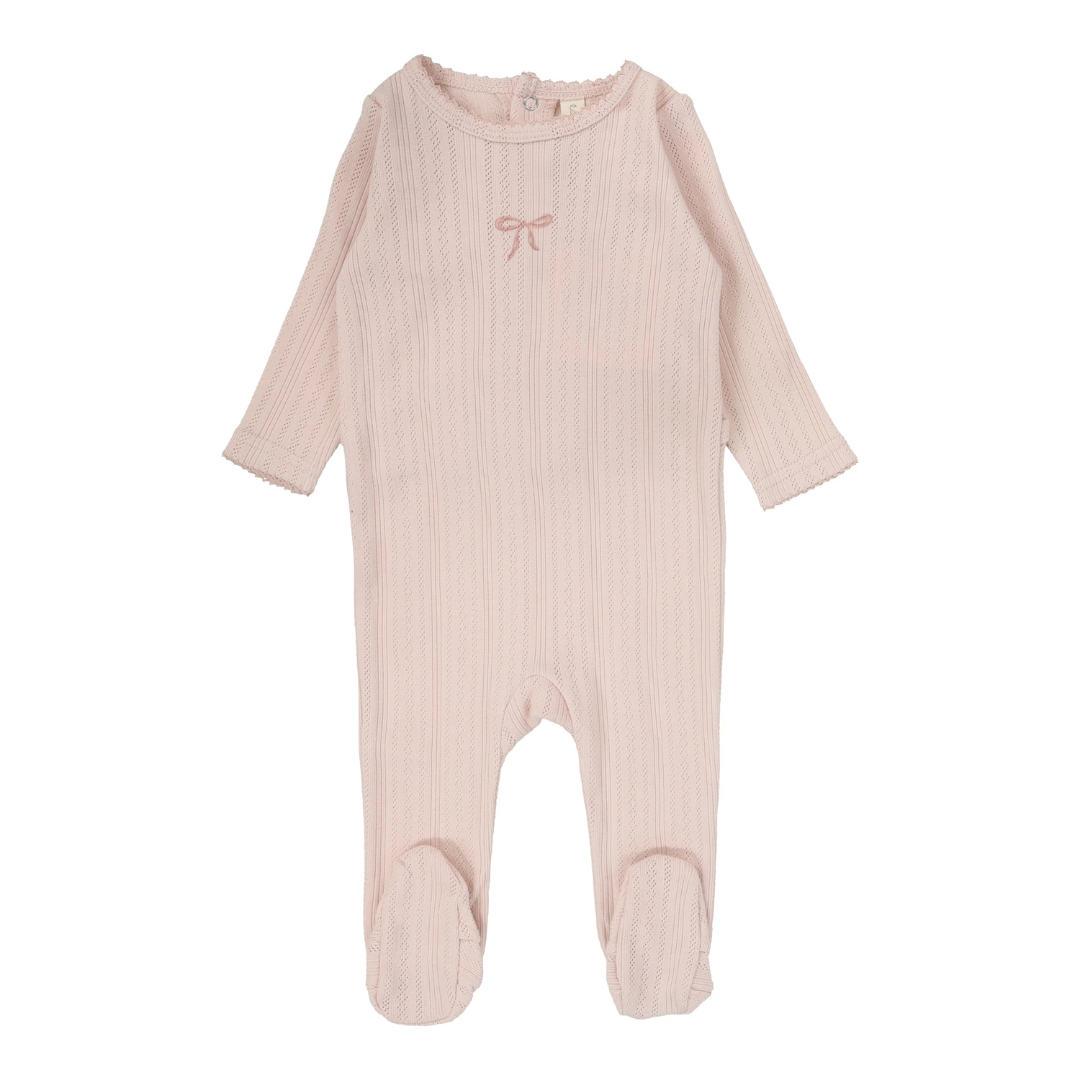 Lilette Pointelle Graphic Footie - PGF