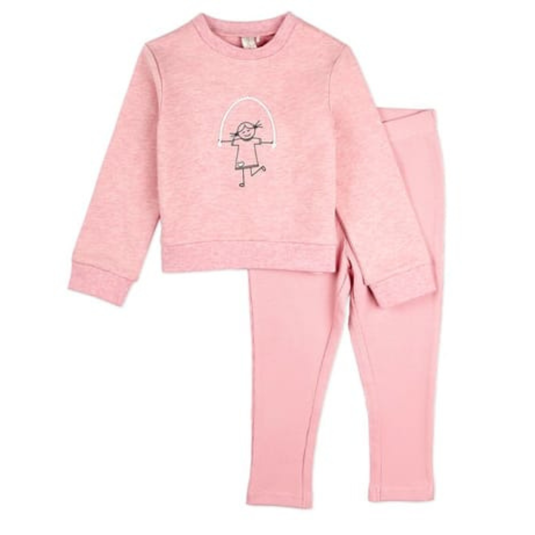 MiniMoi Catch Me If You Can I`m Jumping Rope 2 Pc Legging Set - INP09685
