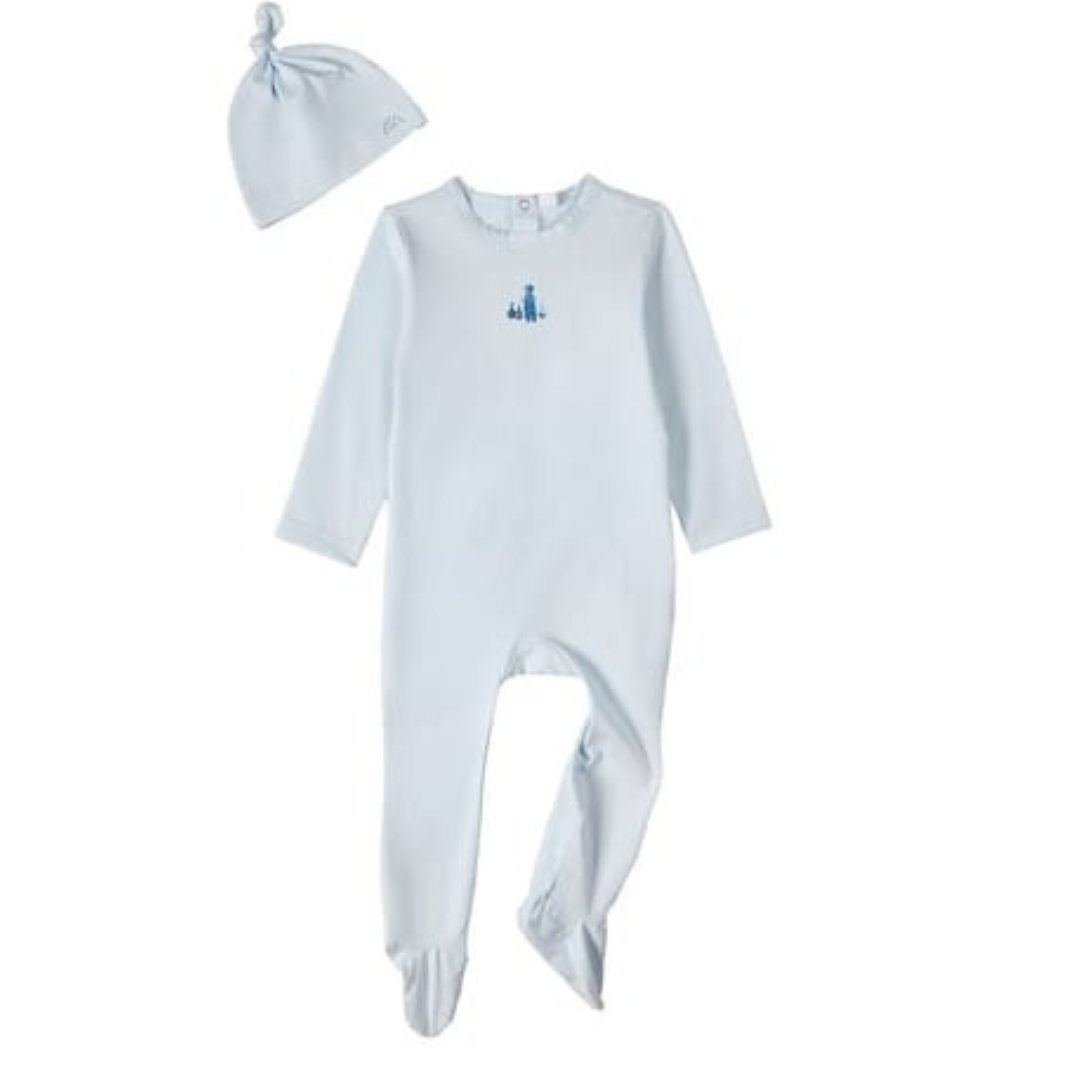 MiniMoi Boy And His Waddling Ducks 2 Pc Footie Set - INA09629