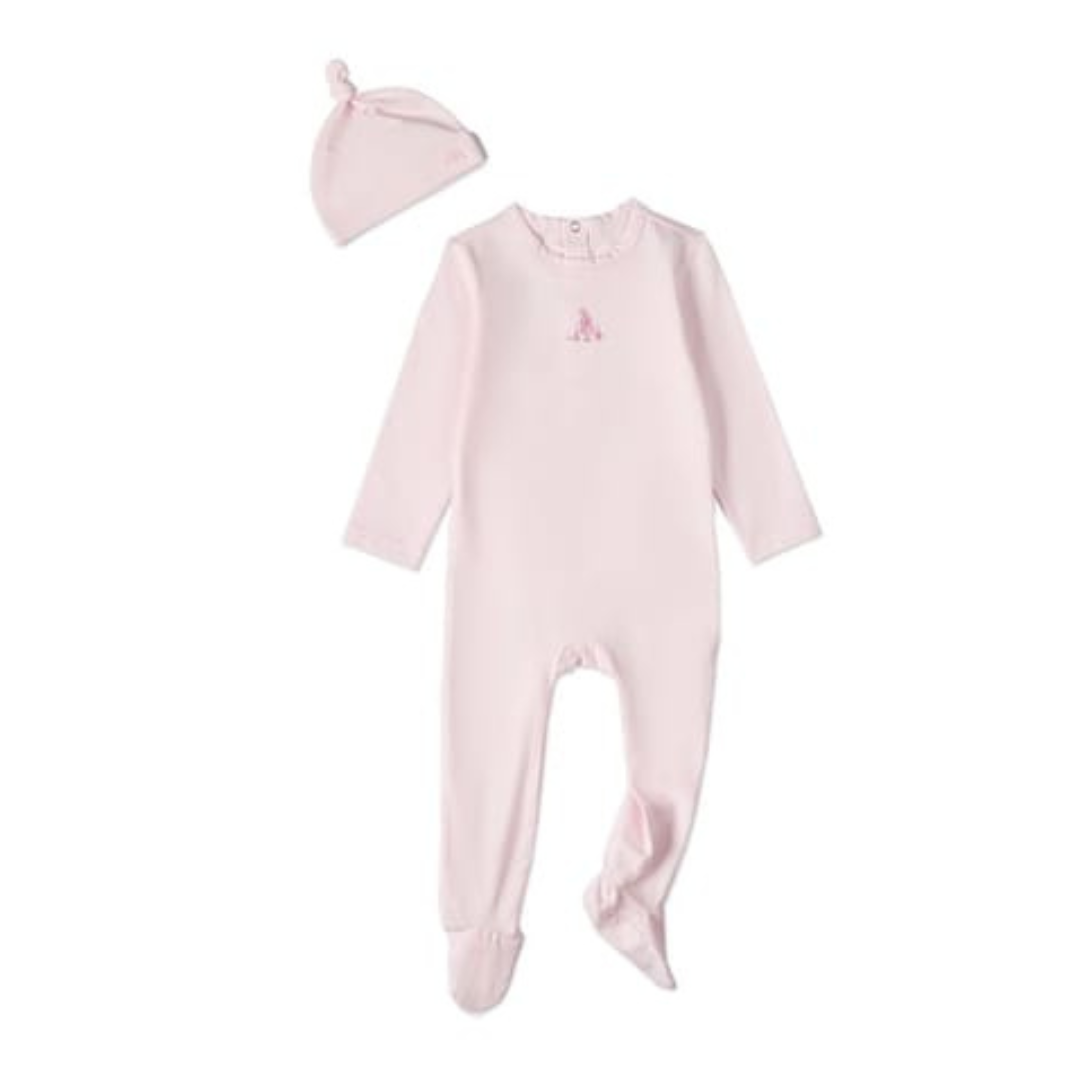 MiniMoi Girl And Her Waddling Ducks 2 Pc Footie Set - INA09626