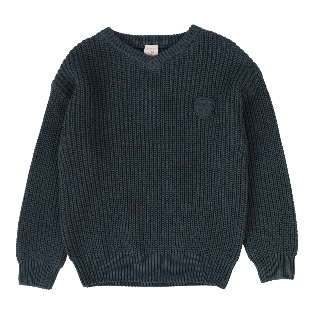 Analogie Knit V-Neck Sweater - DKVNS